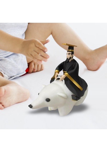 Homyl Qin Shi Huang Heykeli Sanat Eseri Masa Süsü Oturma Odası 10cmx5cmx10cm