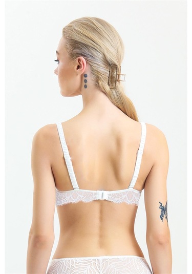 Magic Form 3769 Kadın Dantelli Destekli Sütyen-ekru Ekru