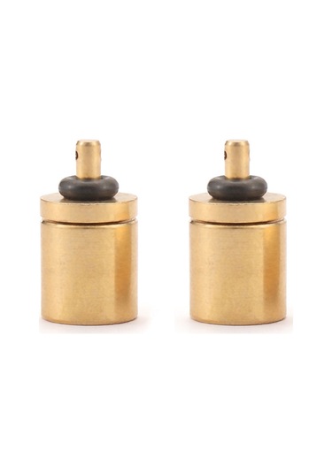 Maiyame Krom Halatlı Bakır Gaz Tankı Doldurma Adaptörü - Kamp Çalışma Aleti Aksesuarı - Hızlı Doldurma - 2 Adet Set Altın