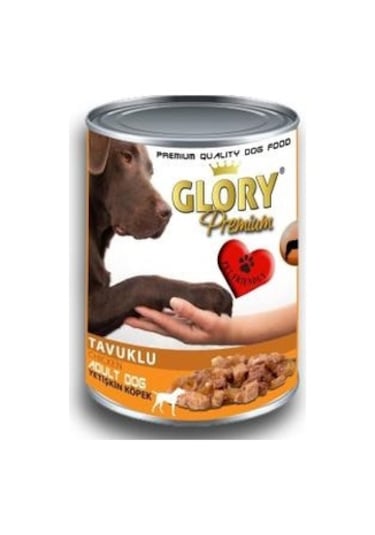 Glory Premium Tavuk Etli Konserve Yetişkin Köpek Maması 12 x 400 G