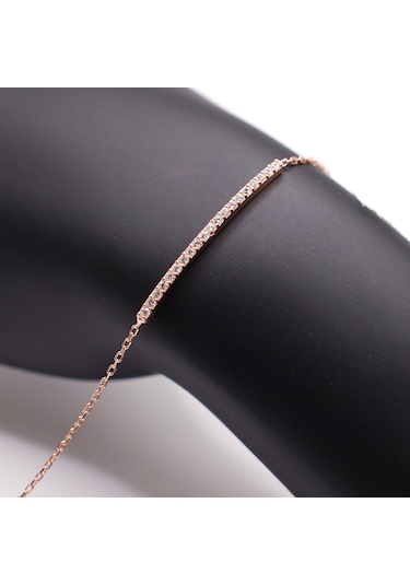 Agakulche Gümüş Yarım Su Yolu Hayalet Bileklik Gümüş