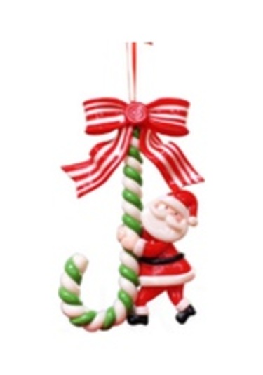 Kangvka Noel Ata-kardan Adam Şeker Kamışı Bow Dekoratif Ası Seti - Ev, Ağaç, Parti Süsleri Reçine, Hafif, Dayanıklı