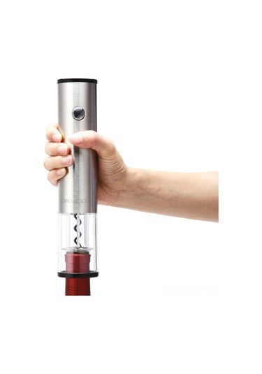 Gajeena Circle Joy Elektrikli Şarap Açıcı, 304 Paslanmaz Çelik, 6-8 Saniye Hızlı Açma, 120 Şişe Kapasitesi, Gümüş Renk Gümüş