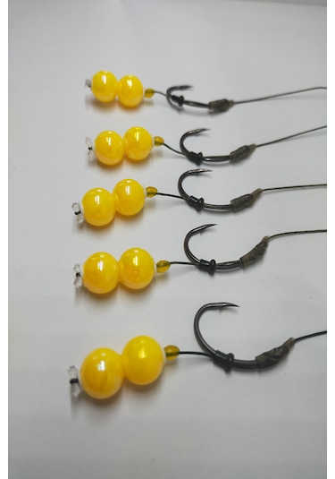 Yüzen 10 Mm Çift Janjan Boncuklu Rig Takımı 5 Li Set #1
