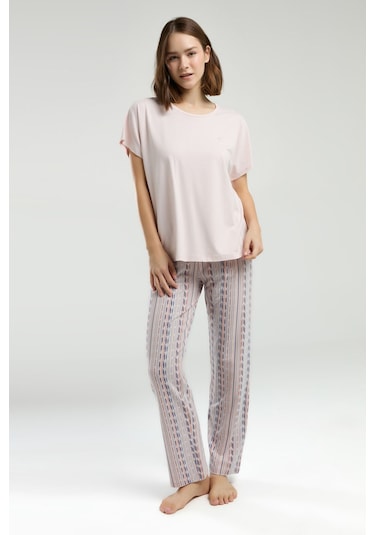 Pierre Cardin Kadın Pembe Pijama Takımı Pc8955-s-v1 Pembe