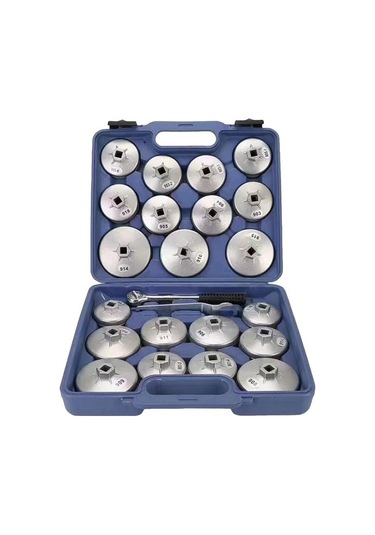 Nt Tools 23 Parça Alüminyum Kapak Tip Filtre Sökme Takma Seti Ntkaset23