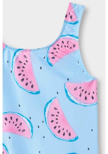 Defacto Kız Bebek Karpuz Desenli Mayo C0788a525smbe406