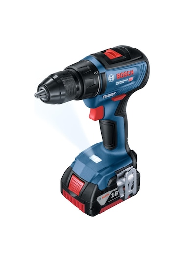 Bosch GSR 18V-50 2.0Ah Çift Akülü Delme Vidalama Makinesi - 06019H5000