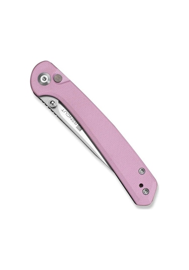 Sencut Skelfin Powder Pink G10 Handle Satin Finished 9cr18mov Blade Kamp Çakı Pembe