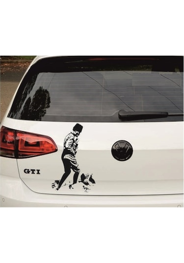 Gazi Mustafa Kemal Atatürk Silueti Oto Sticker