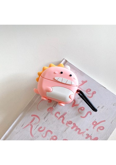 Samsung Galaxy Buds 3 / Galaxy Buds 3 Pro Uyumlu Figürlü Askılı Kılıf Pembe