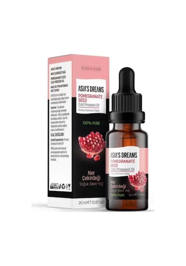 Asia's Dreams Nar Çekirdeği Soğuk Sıkım Yağ 20ml 20 ML