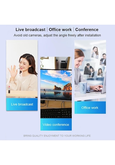 Sones A859 480 Piksel Hd 360 Derece Web Kamerası Usb 2.0 Pc Kamera Ses Emici Mikrofonlu Bilgisayar Pc Dizüstü Bilgisayar İçin, Kablo Uzunluğu: 1,4 M