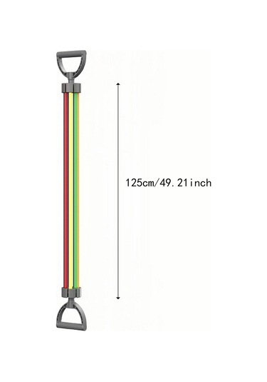 Suntek Göğüs Genişletici Direnç Bantları Egzersizi Gri
