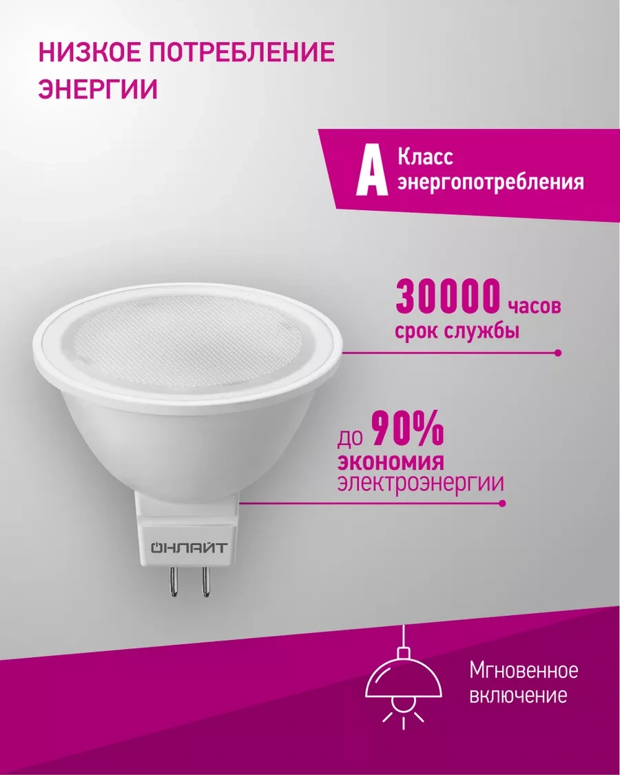 Onlajt Led Nokta Ampuller Gu5.3 7w 74941542