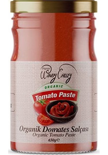 Organic Windy Valley Organik Domates Salçası  650 G