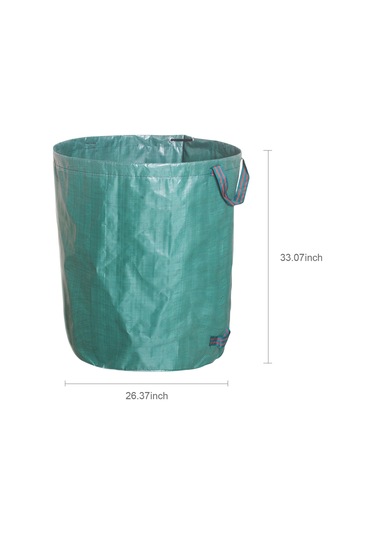 Yaozixa 300l Yeşil Bahçe Çöp Torbası - Ergonomik, Katlanabilir, Dayanıklı, Ağır Hasar Taşıma, Bahçe Ve Çiftlik Kullanıma Uygun Çok Renkli