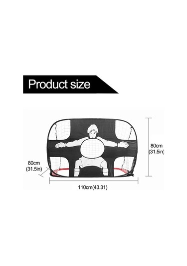 Jialan Katlanabilir Futbol Golü Naylon Futbol Golü Çocuklar Ve Siyah Yc Siyah