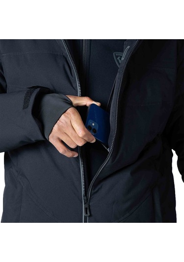 Rossignol Rossıgnol Rossıgnol Sız Jkt Erkek Kayak Ceketi Blk Siyah