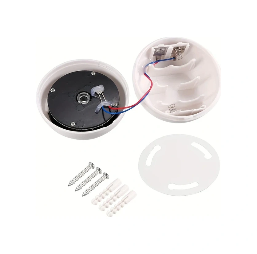 Cordial Beyaz, Kırmızı Led Işıklı, Pille Çalışan, Ev Ve İş Yeri İçin Simüle Güvenlik Kubbe Kamera