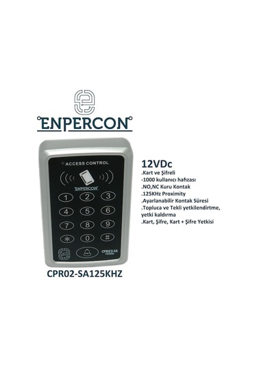 Rfıd Şifreli Kapı Kilidi - Kartlı Geçiş Kontrol Göstergeç  Sistemi