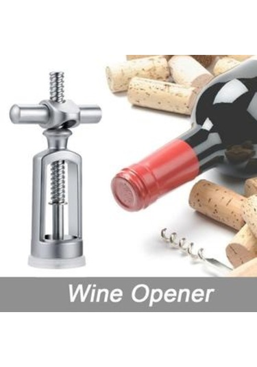 Bar Araçları Mutfak Eşyaları Pratik Şarap Şişesi Açacağı Dayanıklı Şampanya Bağbozumu Tirbuşon Kaldıraç Home Açıcılar Altın