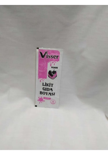 Sıvı Su Bazlı Gıda Boyası 12g Pembe