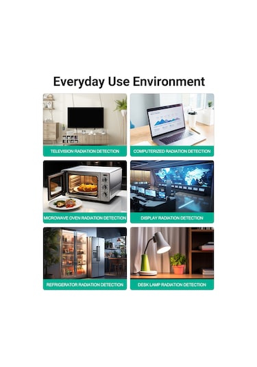 Springsun Fy8817 Taşınabilir Emf Metre - Manyetik Alan Ve Elektromanyetik Radyasyon Ölçer Ev/ofis/dış Mekan