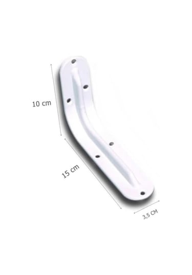 Rafburada Rafburada® 12'Li Raf Altı Ayağı L Konsol ;Raf Altı Kol