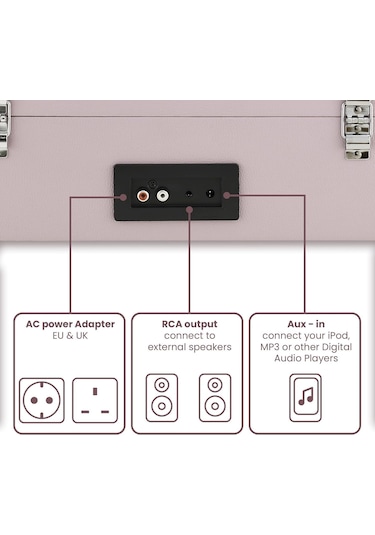 Crosley Voyager Bluetooth Pikap Ametist, Cr8017b-am4
