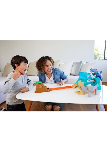 Hot Wheels Köpekbalığı Kumsal Yarışı Oyun Seti Hotwheels Fnb21