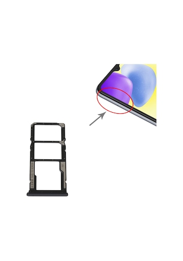 Sım Kart Tepsisi Sım Kart Tepsisi Xiaomi Redmi 10a İçin Micro Sd Kart Tepsisi Siyah 1 Adet