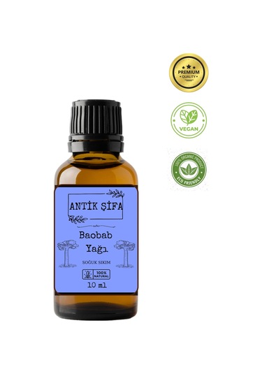 Saf Baobab Yağı 10 Ml Besleyici Soğuk Sıkım Yağ 20 ML