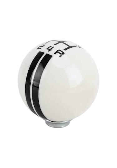 Sones Evrensel Araç Top Şekli Modifiye Reçine Değiştirici Manuel 5 Vitesli Vites Topuzu Siyah