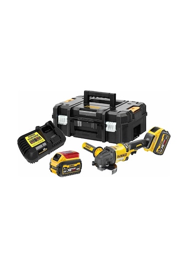 Dewalt DCG418T2 54V 2.0Ah Çift Akülü Kömürsüz Avuç Taşlama