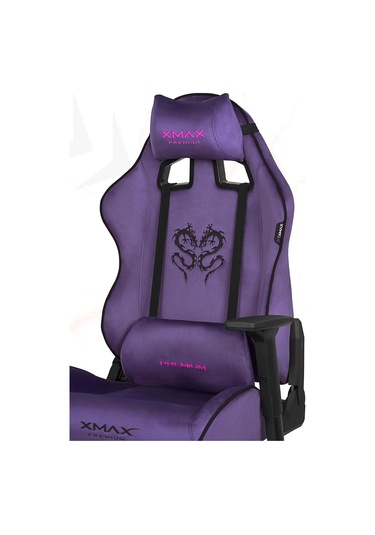 Rio Balerion Terletmez Kadife Kumaş Mor Gaming Oyuncu Koltuğu -3 Mor