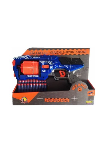 Nerf Stil Sünger Mermi Fırlatan Nişancı Oyuncak Blaze Storm Taban