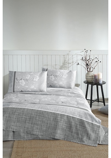 Özdilek Floretta Flor Blanca Çift Kişilik Pike Takımı 388449 Gri