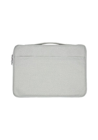 13,3 İnç Dizüstü Dizüstü Bilgisayar Kılıfı Oxford Kumaş Yumuşak Kabarık Astar Kapak Taşıma Çantası - Gri