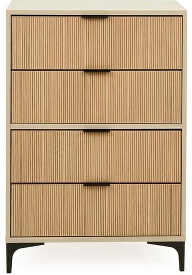 Just Home Prestige 4 Çekmeceli Şifonyer - Vizon / Yunus - 70 Cm Vizon / Yunus