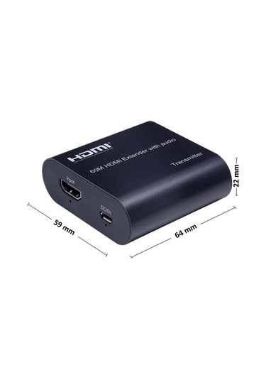 Gplus FHD6015A 60 M Full HD HDMI Extender Audio Ses Alıcı Verici