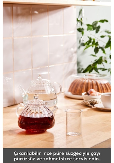 Karaca  Lori Borosilikat Cam Çaydanlık