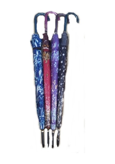 2As Manuel Baston Bayan Şemsiyesi Çok Renkli