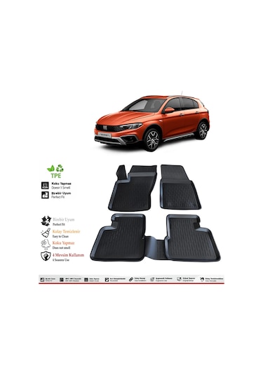 Fiat Egea Cross 2024 Model 4d Havuzlu Paspas