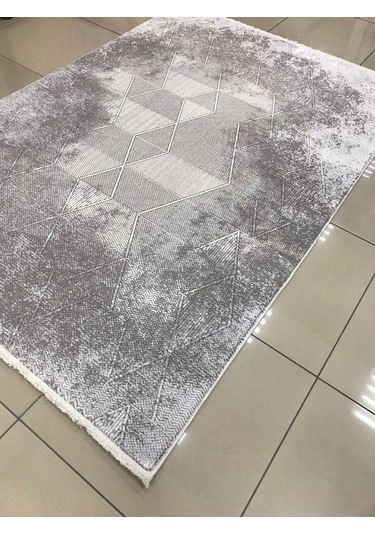 Merinos Halı Ritim 73344 095 Serisi Salon Oturma Yatak Odası Halısı Gri