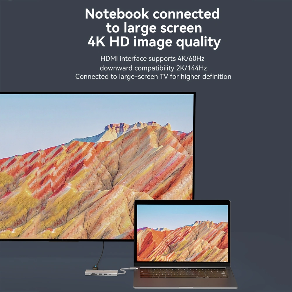 Sones Blueendless 4k60hz + Gigabit Lan + Veri Tipi C Yerleştirme İstasyonu, Özellikler: 6'sı 1 Arada Mavi