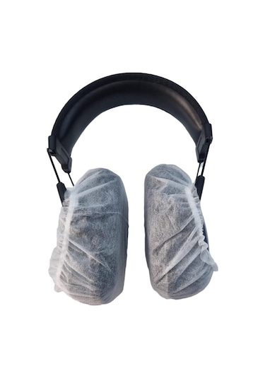 White Guard 100 Lük Paket 11cm -tek Kullanımlık Kulaklık Bonesi-kullan At Kulaklık Kılıfı