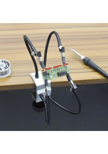 Suntek Magideal  Lehimleme İstasyonu Tutucu Pcb Fikstürü Kaynak Gümüş