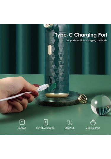 Youtek Taşınabilir Nano Nemlendirici Cihaz - 140kpa Yüksek Basınçlı Yüz Spreyi İle Derin Nemlendirme