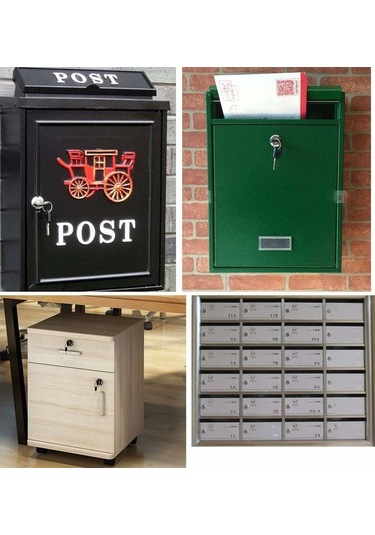 Posta Kutusu İçin 25 Mm'lik Kam Kilidi, Arkadan Aydınlatmalı B